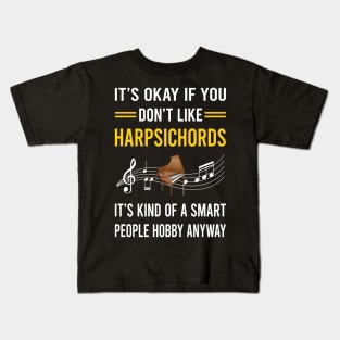 Smart People Hobby Harpsichord Harpsichordist Kids T-Shirt